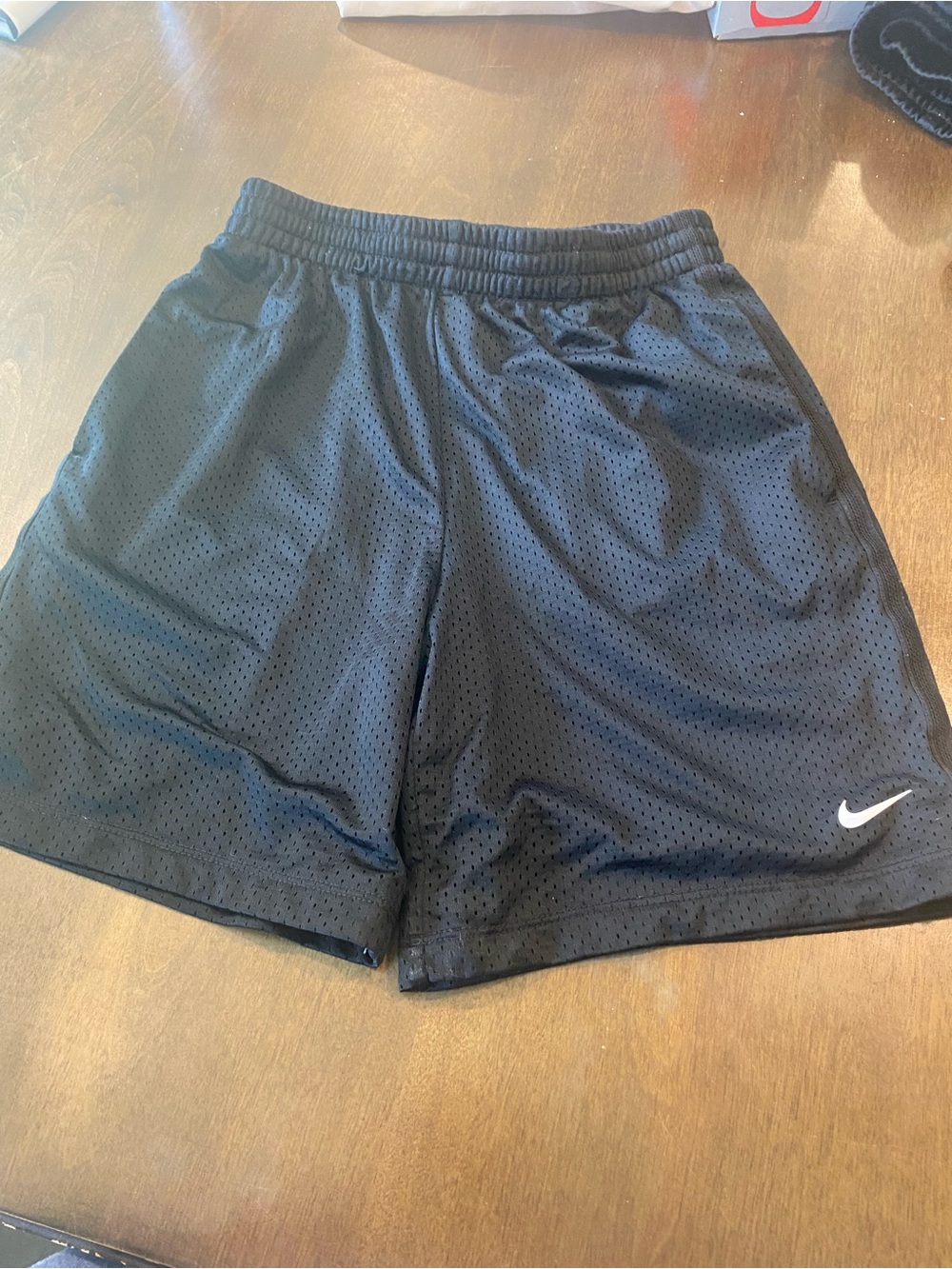 Nike Black Performance Mesh Athletic Shorts